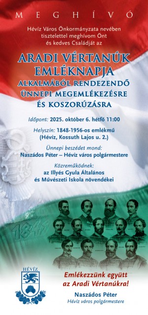 Aradi vértanúk emléknapja