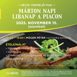 Márton nap a piacon