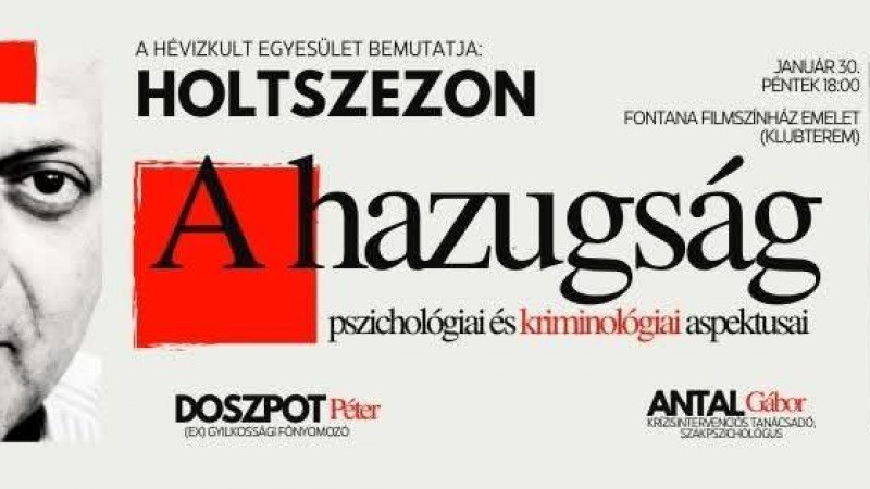 HévízKult Egyesület : HOLTSZEZON Hévíz
