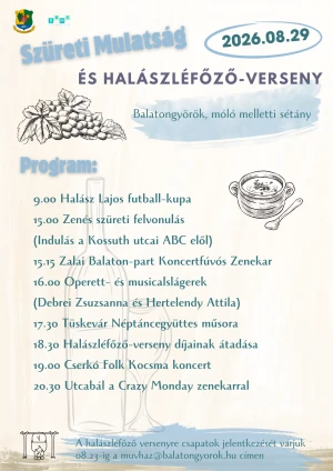 Szüreti Mulatság és Halászléfőző verseny