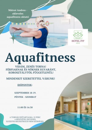 Aquafitness a szállodában